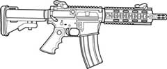 machine gun