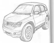 cr-v drawing
